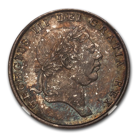 1812 Great Britain Silver 18 Pence Bank Token MS-66 NGC 1812 Great Britain Silver 18 Pence Bank Token MS-66 NGC